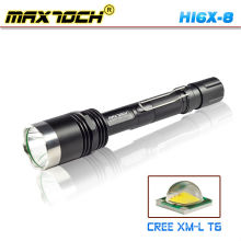 Maxtoch Cree HI6X-8-LED-Taschenlampe 1000 Lumen 18650 taktische mit Halterung